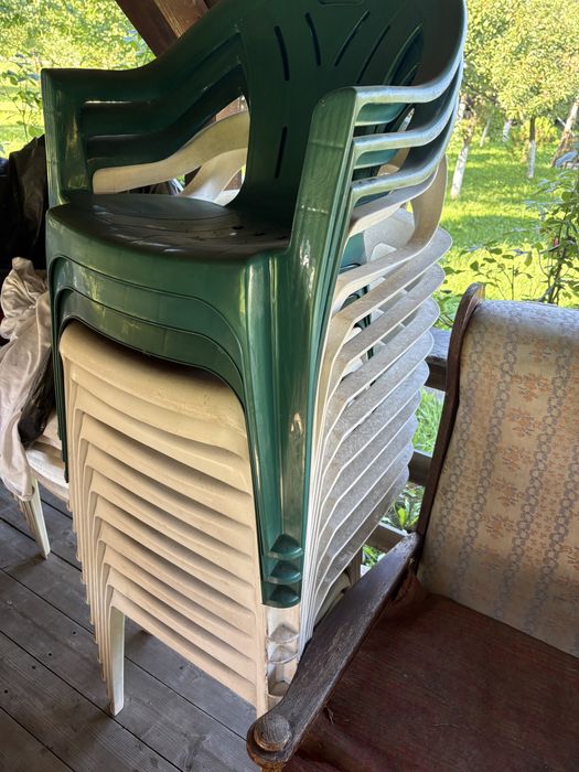 Scaune plastic gradina