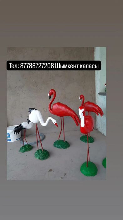 Мүсін таза цементпен жасалган
