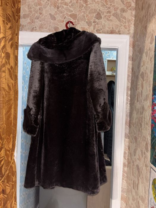 Шуба мутоновая облегченная