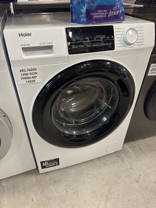 Mașină de spălat rufe slim 8kg Haier HW80-BP14929, factura si garantie 12 luni