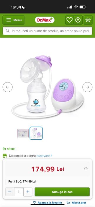 Pompa electrica kidscare