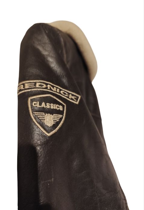 Авиаторски кожен бомбър яке,страхотен