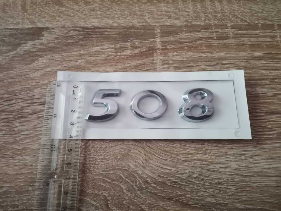 сребриста емблема Peugeot 508 стар стил