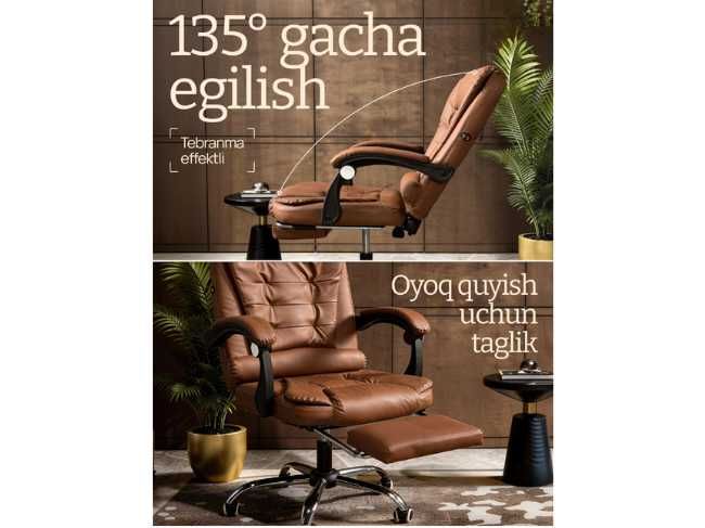 Ofis kreslo. Baseke ushin massajli kreslo.