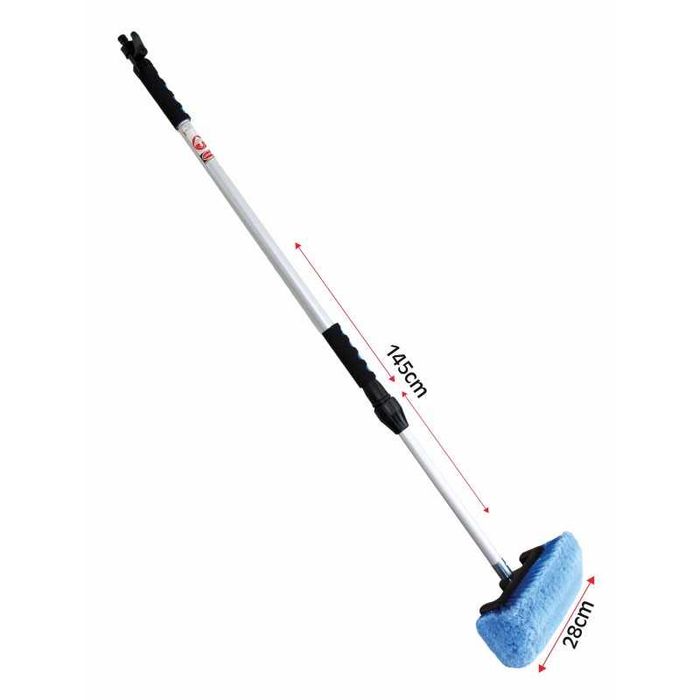 Perie spalat camioane telescopica.Perie spalatorie XXL.Perie spuma+tva