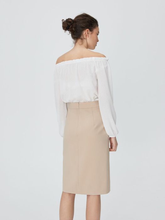 Fusta midi Sinsay cu despicatura in fata