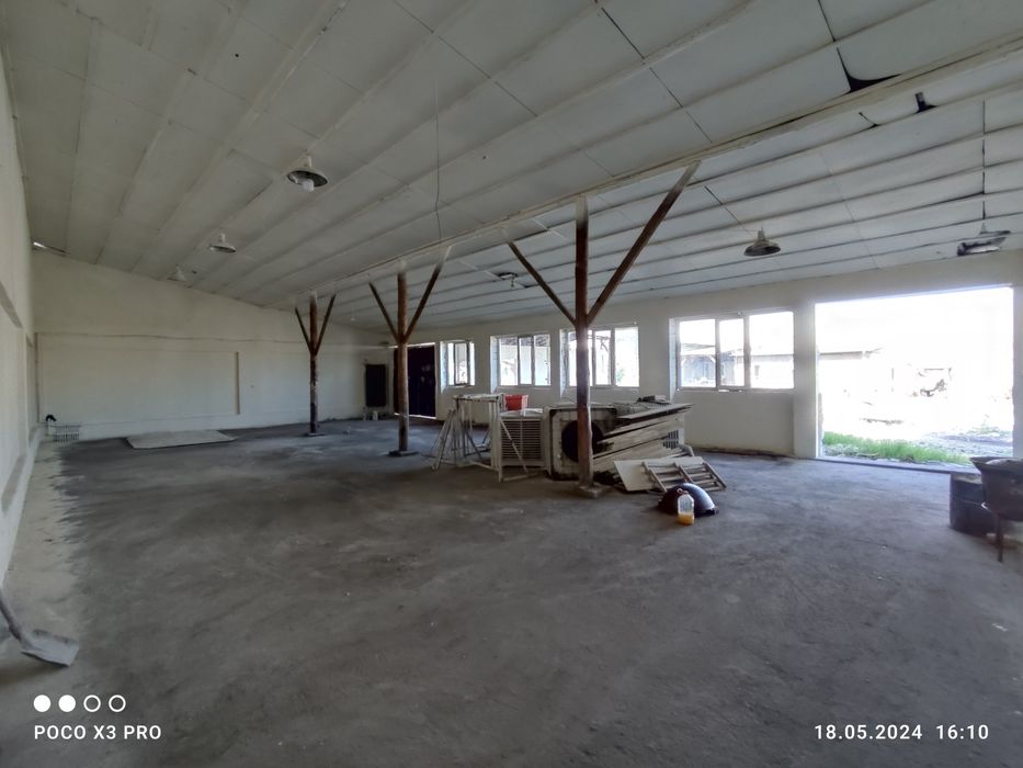 Noturar ishlab chiqazish uchun joy skladga ham beriladiga maydoni 300m