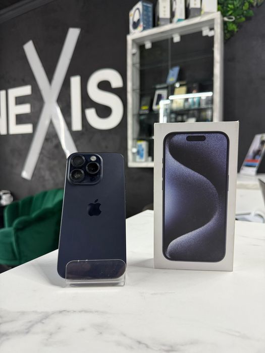 Magazin Telefoane / iPhone 15 Pro 1TB Blue Titanium/ Garantie