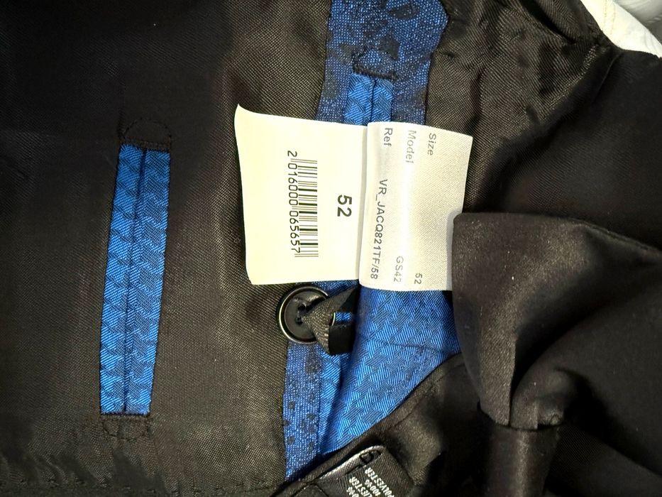 Sacou elegant bărbați Viggo Ceremony,albastru  floral,cu papion husă