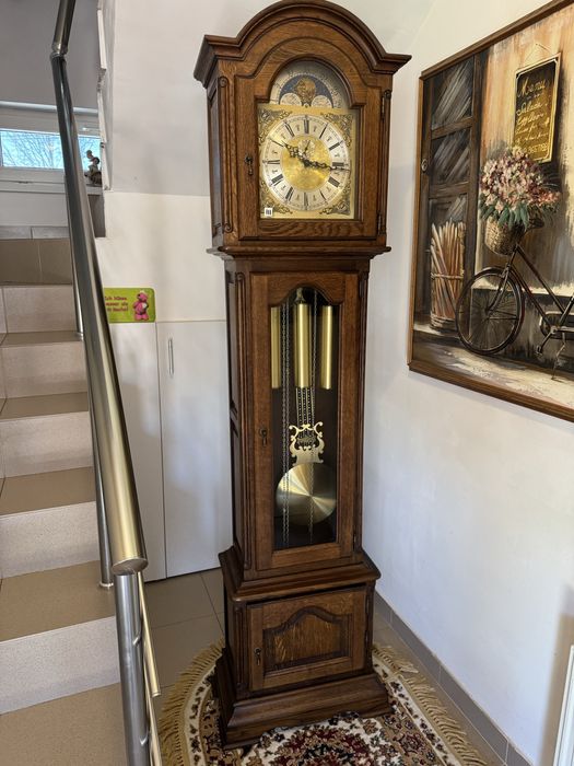 Ceas Pendul//Podea//Hermle//Secundar//Fazele Lunii//Sertar