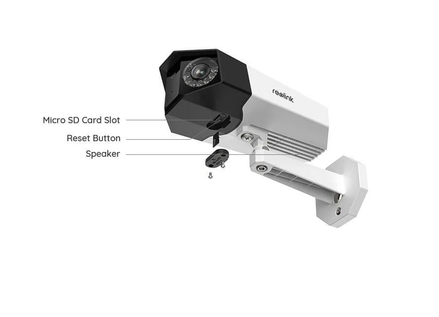 Pachet camera de supraveghere cu Card MicroSD 64 GB, Reolink DUO 2 PoE