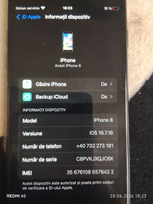 Vând iPhone 8 in stare buna