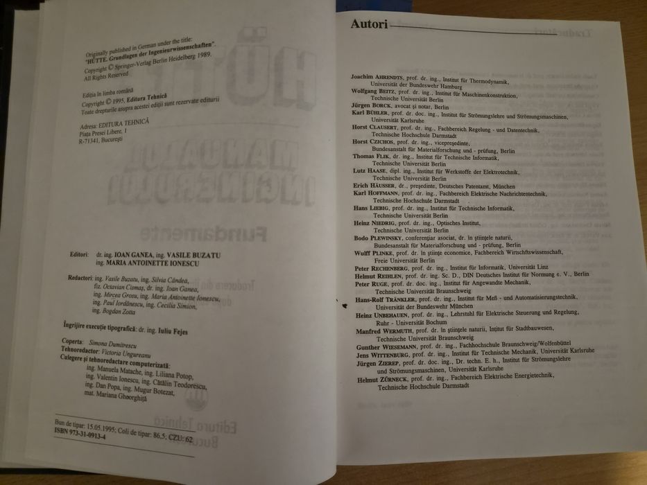 Carte - Manualul inginerului