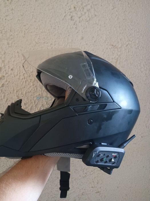 Cască moto Caberg Stunt, Mărimea M, Intercom Ejeas V6 Pro.