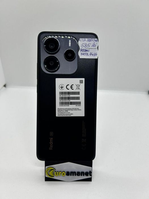 Xiaomi Redmi Note 14, 8GB RAM, 256GB, 5G, Midnight Black -D-