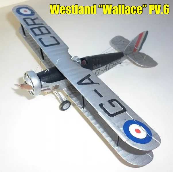 модель самолёта PV6 наглядное пособие