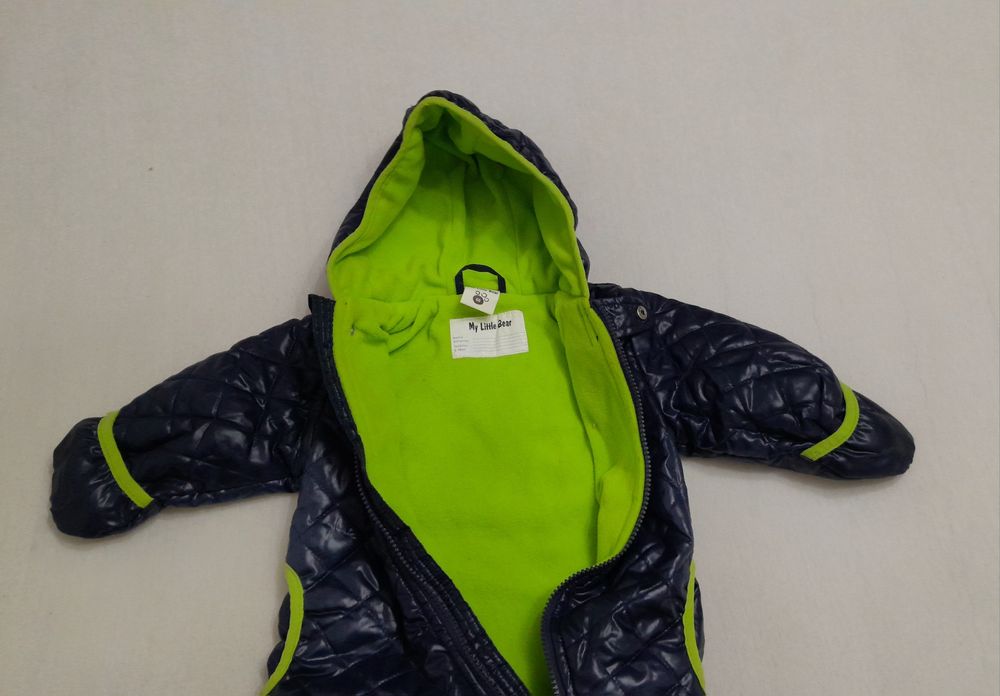 Salopeta My Little Bear, combinezon iarnă, overall Nr. 68 unisex