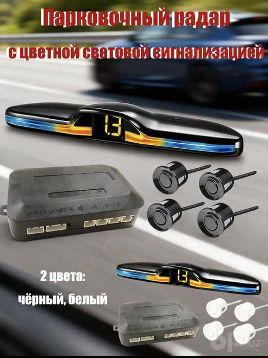 LED displeyli parktronik 4 ta orqa sensorga, ega