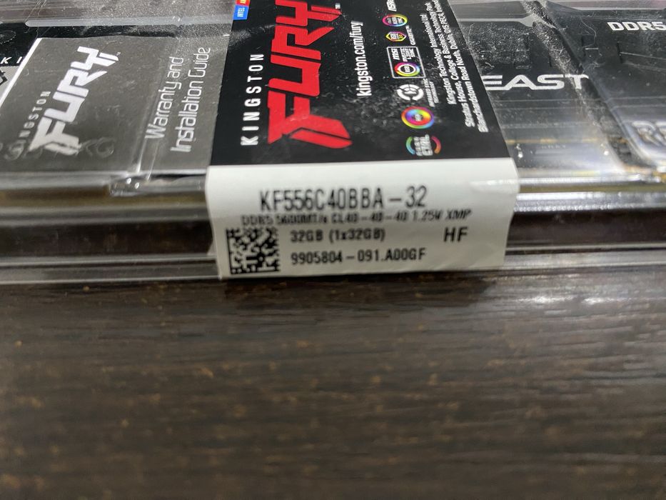 Kingston FURY Beast RGB 32GB DDR5 5600MHz RGB Nou