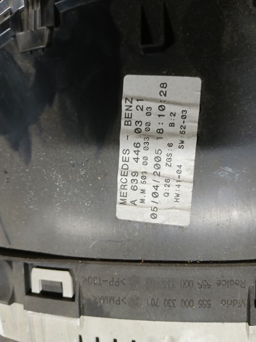 Ceasuri bord mercedes vito w639