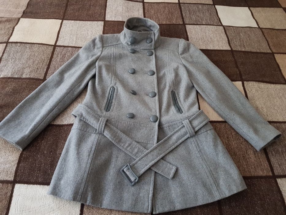 Pardesiu/ trenci, damă, elegant, lână 52%, Redherring, m.14/  L/ 42-44