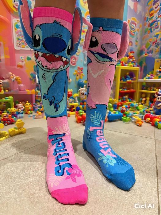 Детски чорапи Ститч с 3D ефект