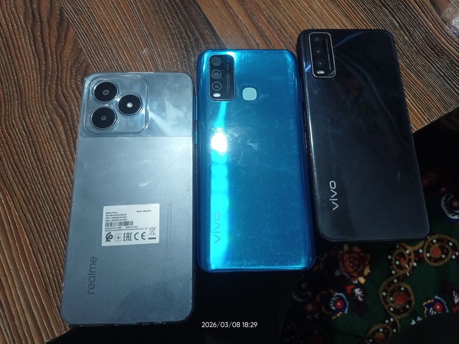 Vivo va Realmi telefonlari sotiladi