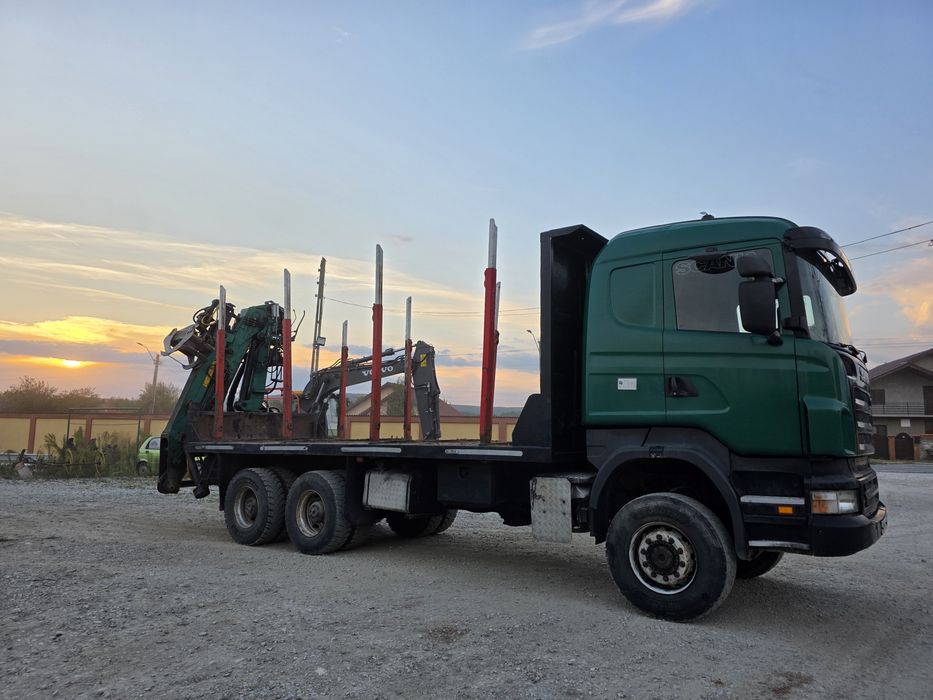 Scania R420 6x6 Camion Forestier - Transport Lemne
