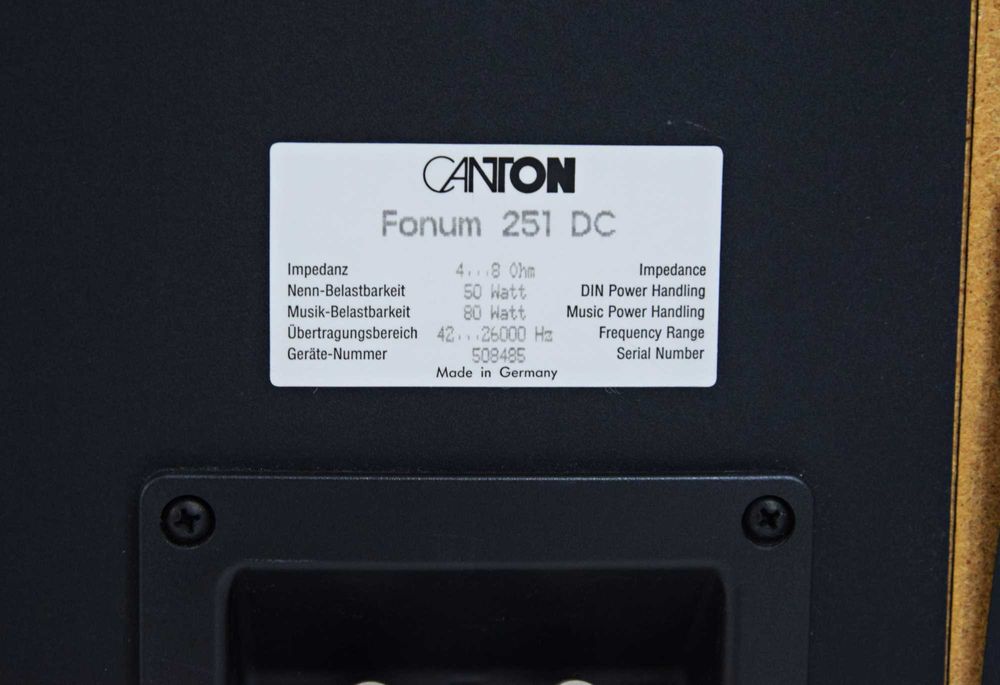 Boxe Canton Fonum 251 DC