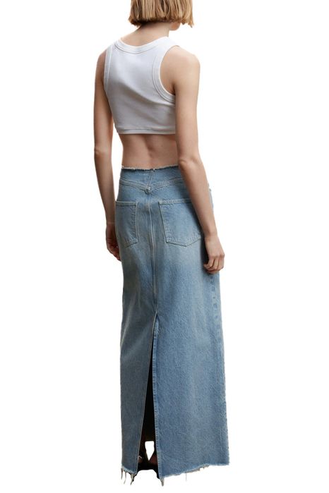 джинсовая юбка Mango