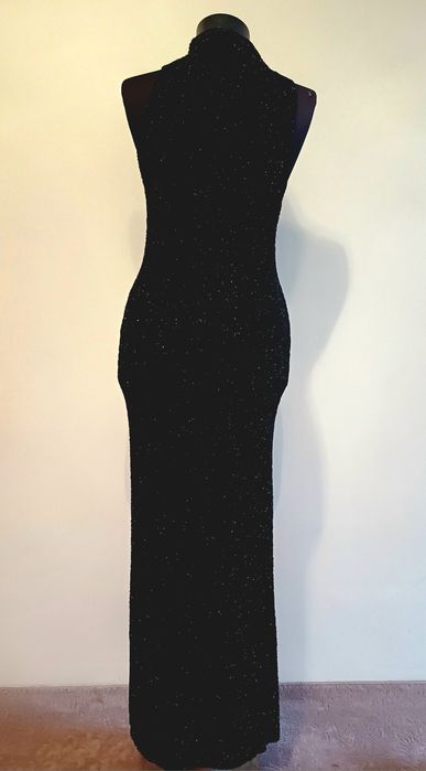 Massimo dutti рокля  и блейзър от астраган