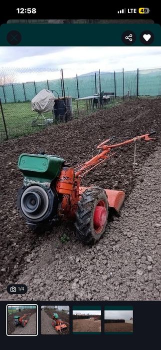 Lucrări cu motocultorul
