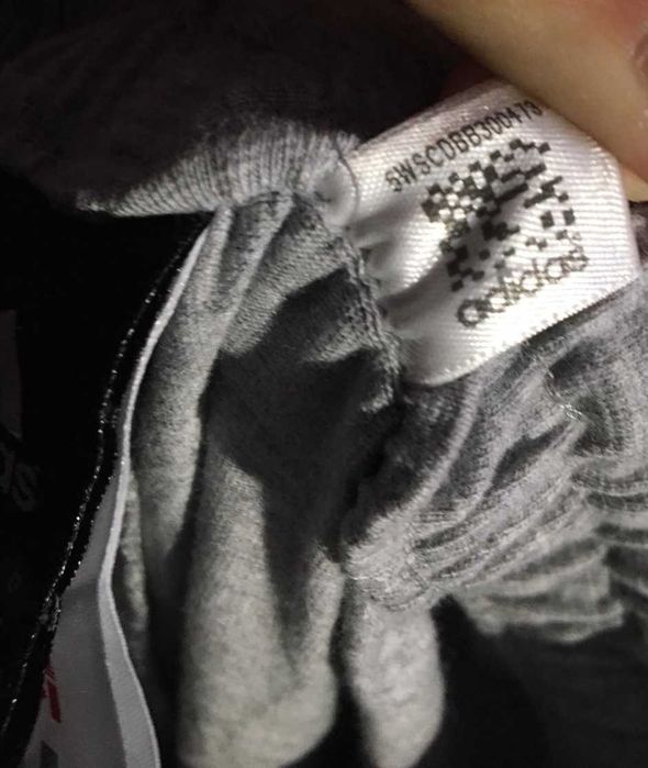 Pantaloni Adidas Womans, culoare gri (3 Stripes), marimea M (Fit M-L)