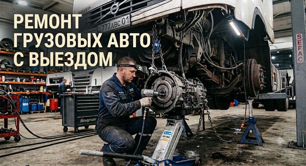 Ремонт грузовых машин с выездом