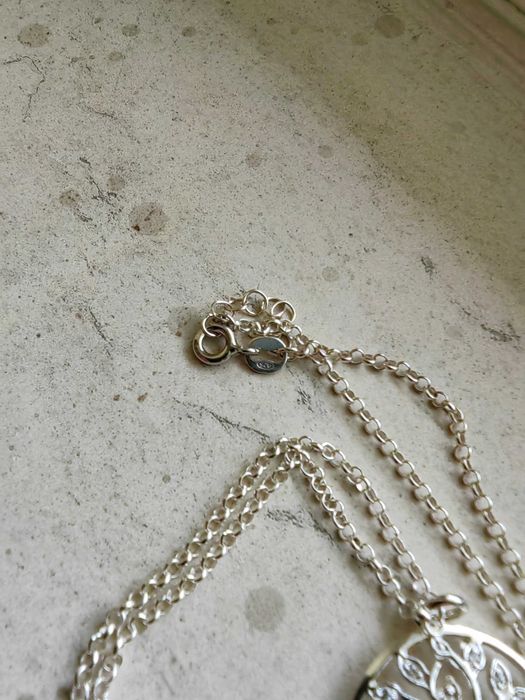 Дървото на живота, сребърно колие, подарък за близък човек, сребро 925