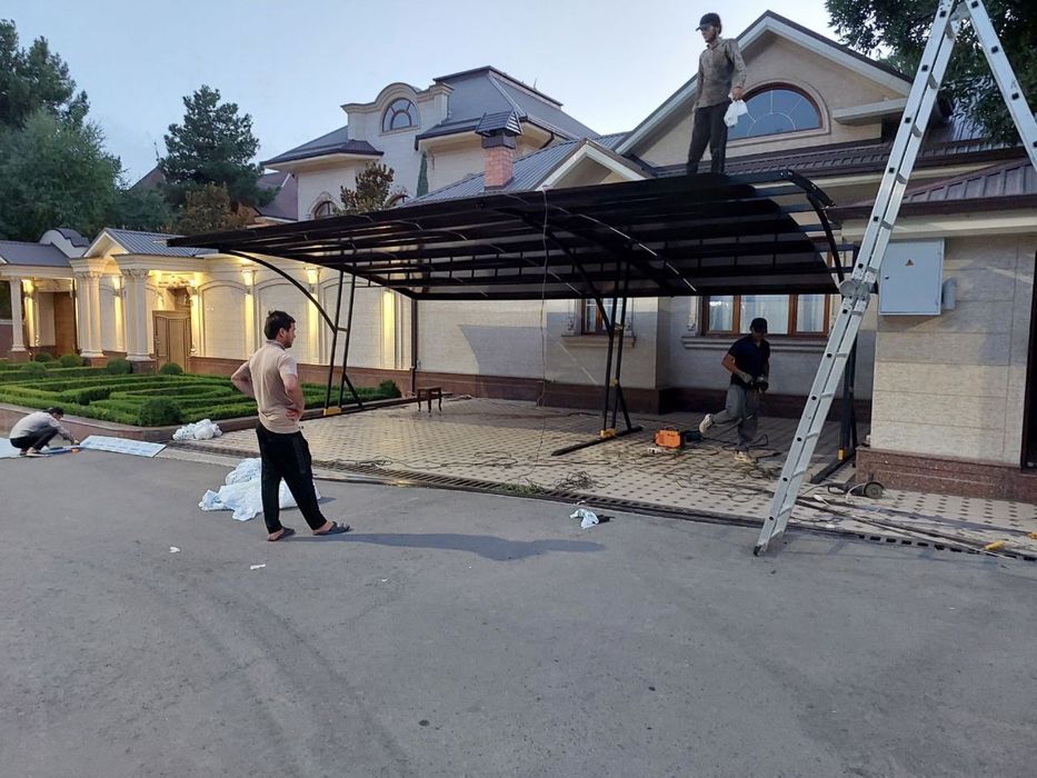 Авто навесы, Ворота, Двери Avto/Naves, Darvoza Eshiklar