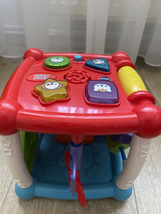 Jucarie Interactiva Bebelusi Vtech Cubul Magic In stare buna