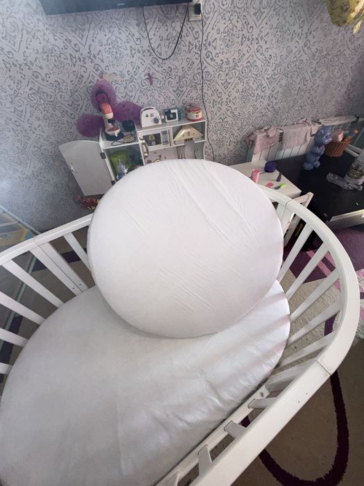 Детская кроватка трансформер, б/у.