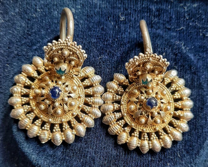 Уникални накити  Арпалий, сребро с позлата.