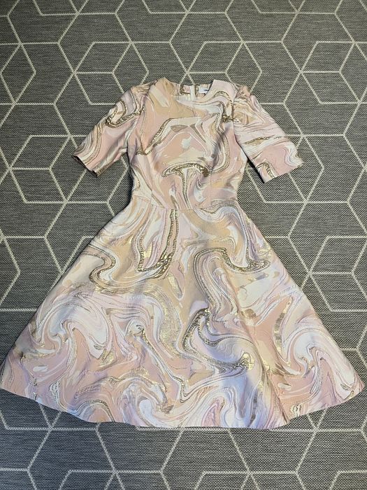 Елегантна розова рокля (размер S)