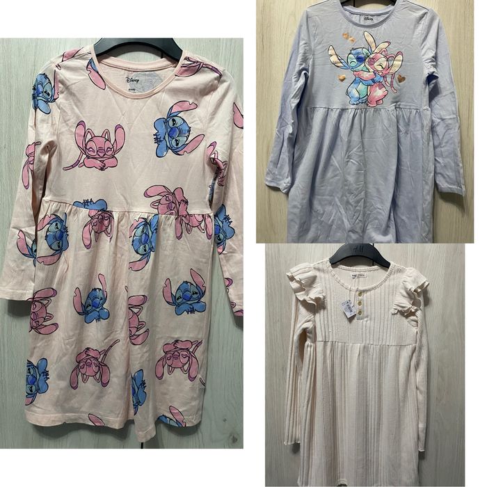 Vand  lot rochite fetita marimea 134-140