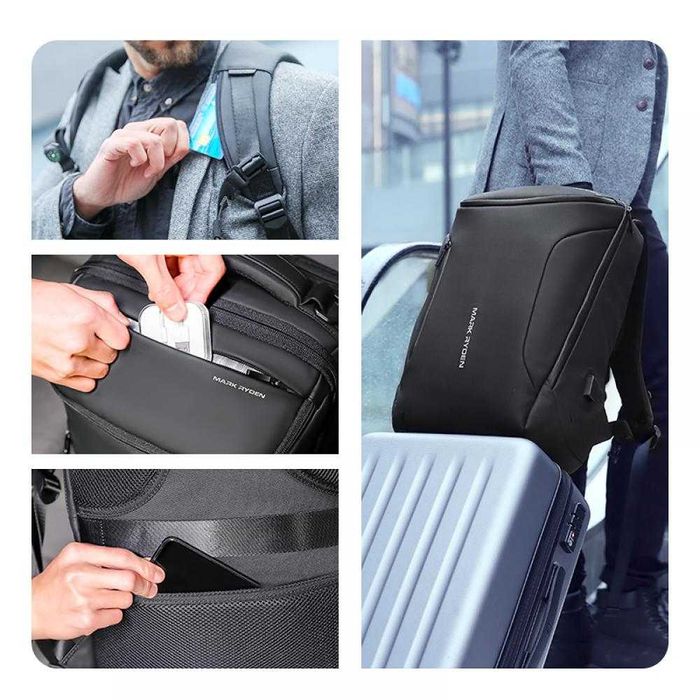 Rucsac/Ghiozdan Mark Ryden compatibil cu laptop 17.3", 30L, port USB