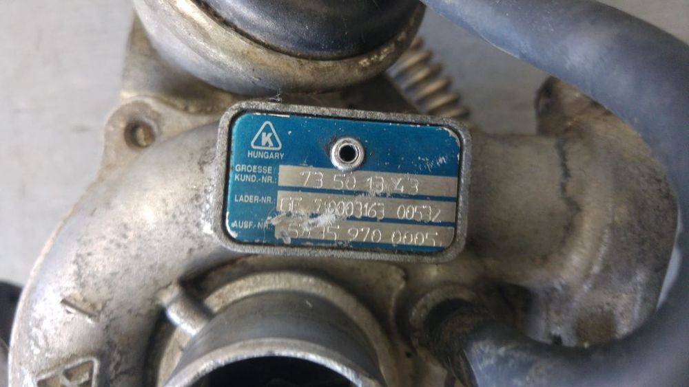 Turbina 1.3 jtd 188a9000 lancia ypsilon 54359700005