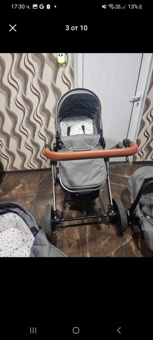 Бебешка количка Moni Polly 3v1