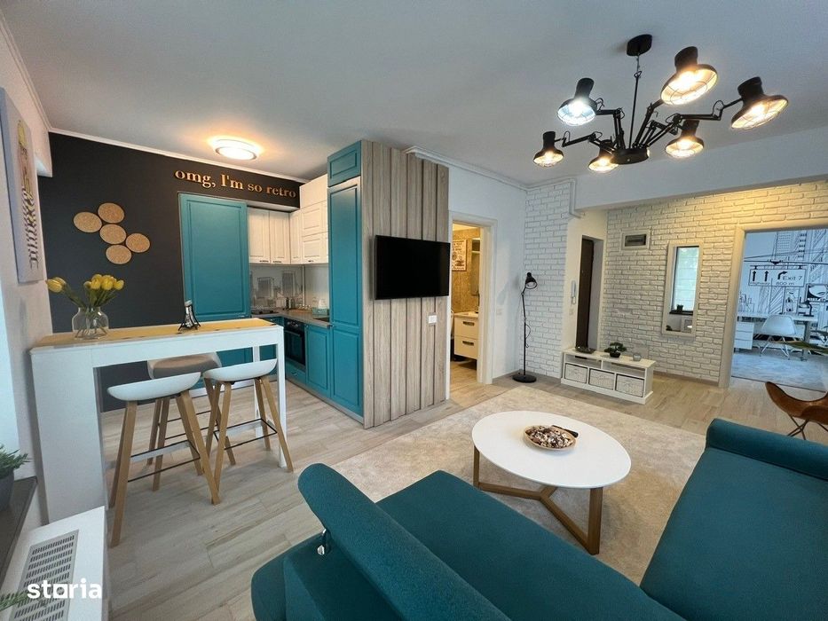 Bazilescu, apartament 2 camere, design arhitect, 2 minute de metrou.