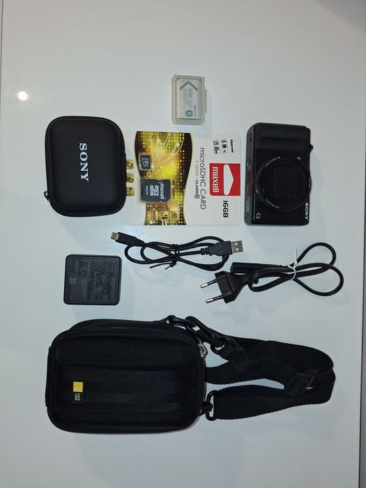 Цифров влогърски  фотоапарат  Sony Cyber-shot DSC-HX50 Wi-Fi,SMART