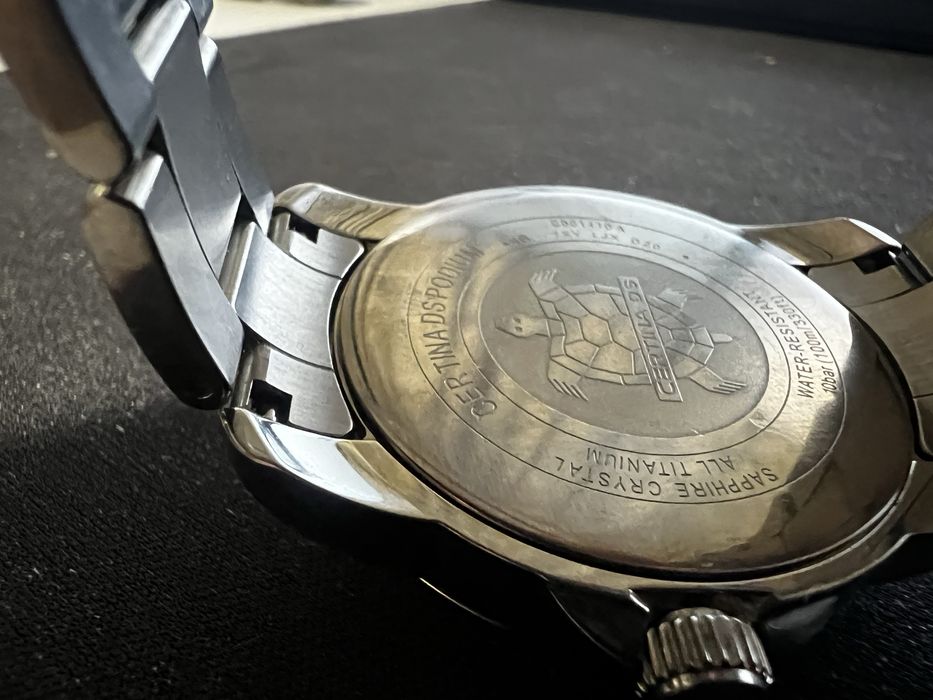Ceas elvețian Certina DS Podium Titanium - Mecanism Swiss Made, Safir, Ușor (100m)