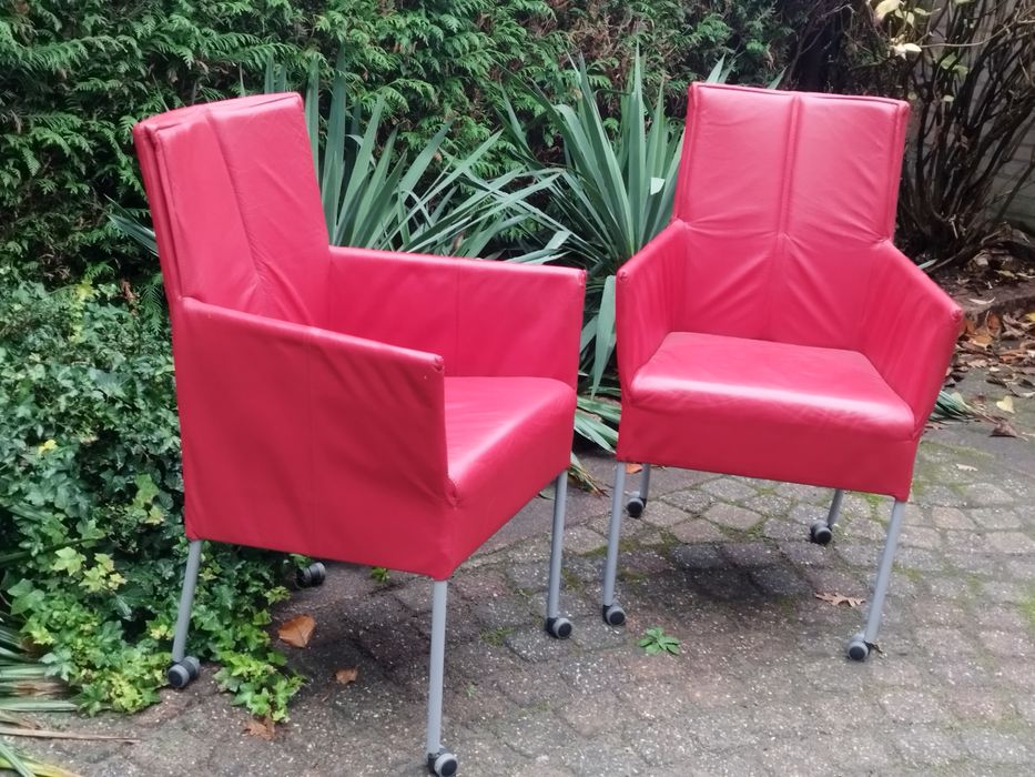 Луксозни дизайнерски кресла Bert Plantagie, естествена телешка кожа