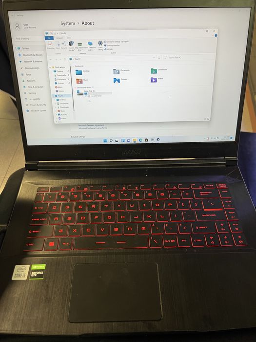 Msi gaming i5 10th 8/500gb geforce 1650 4gb amanet lazar crangasi40218