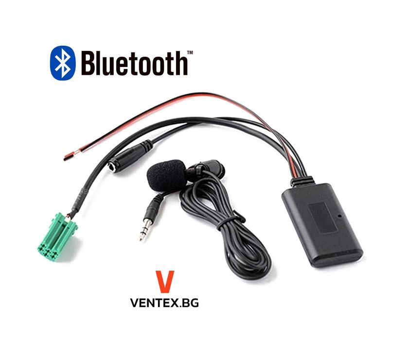 Bluetooth 5.0 модул за Renault - Clio, Megane, блутут рено + Микрофон